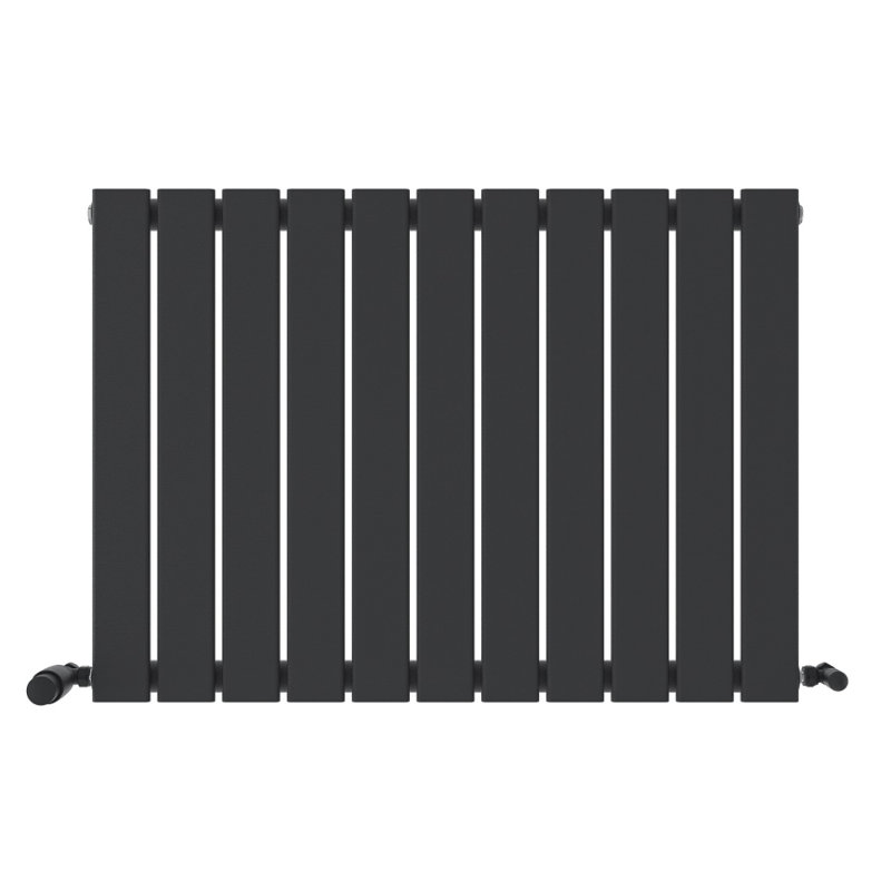 iBathUK Apex Horizontal Radiator, Single Panel Radiators, 600- Slim Radiator, 60cm H x 83.6cm W x 52cm D