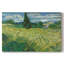 Champ de blé vert avec cyprès-Vincent van Gogh-Toile tendue avec châssis-1889-1375965035