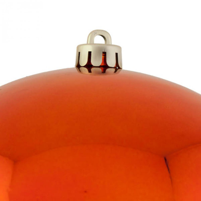 Ball Ornament, 25cm Diameter, Orange