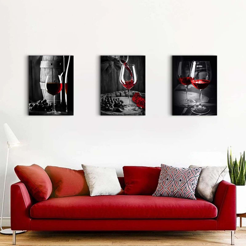 3 Piece Wrapped Canvas Wall Art