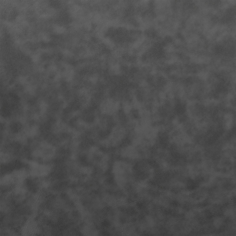 Tabouret de bar pivotant en similicuir Mod, Tabouret de comptoir (siège d'une hauteur de 25 p, Siège gris / cadre noir