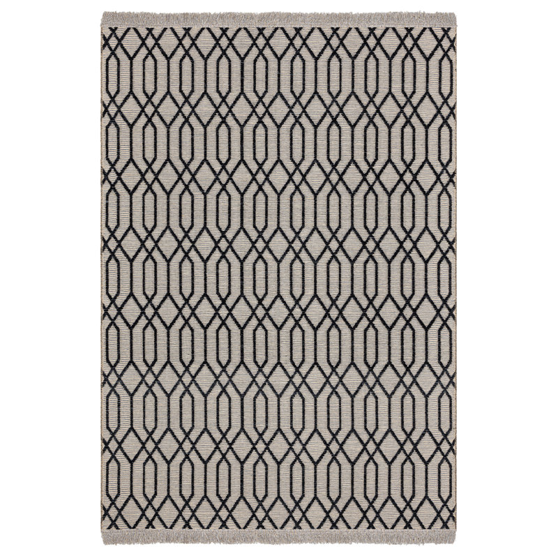 Tapis rectangulaire en jute / sisal Stanuta, Rectangle 5 pi 3 po x 7 pi 7 po