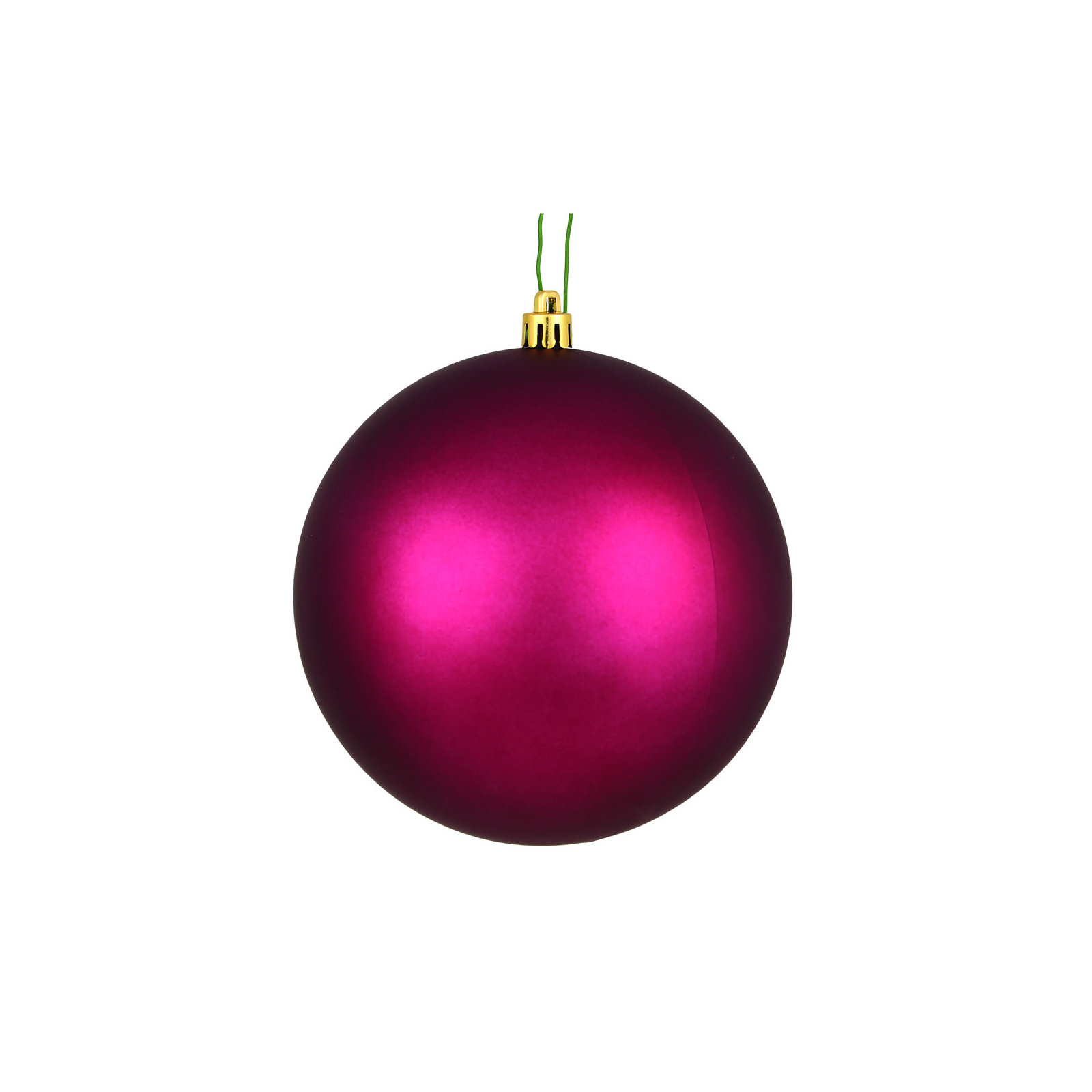 Holiday Solid Ball Ornament, Berry Red 1, 10" H x 10" W x 10" D