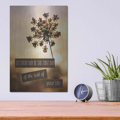 «The First Day» par Lori Deiter, art mural en métal