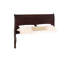 Lit simple en bois massif brun avec finition cerisier - Collection avec glissières en métal et tiroirs coulissants confortables-296076291-296076288