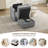 Upholstered Accent Armchair & Ottoman Set, Both with Hidden Storage-330070482