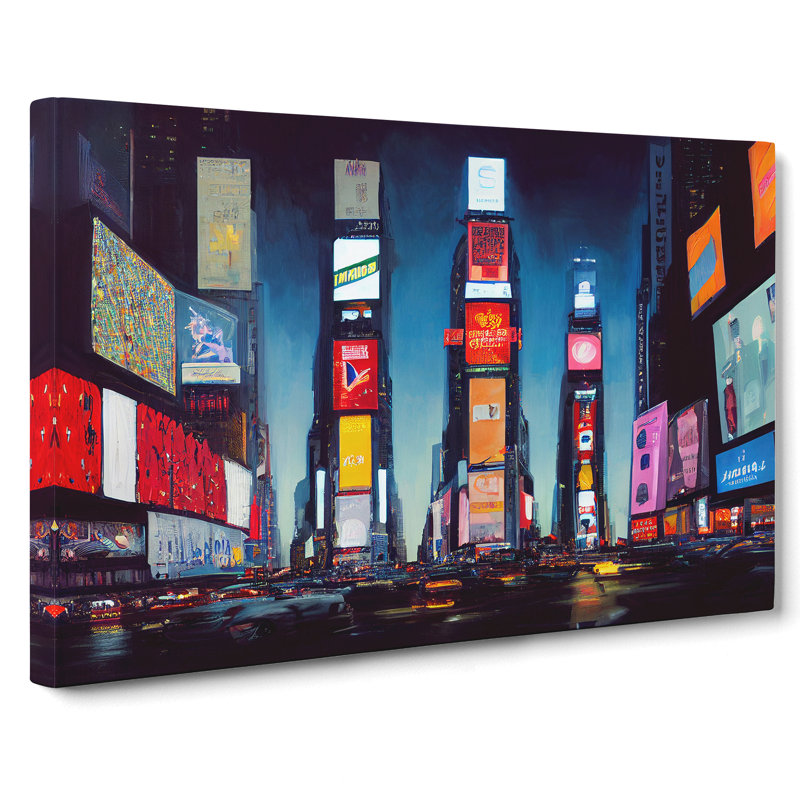 Times Square Art Vol.5 - Wrapped Canvas Print, 50cm H x 76cm W x 3cm D