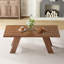 Table de salle à manger rectangulaire en bois aggloméré 71 po-863411064