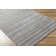 Tapis gris en viscose tissé à la main Rectangle Trona