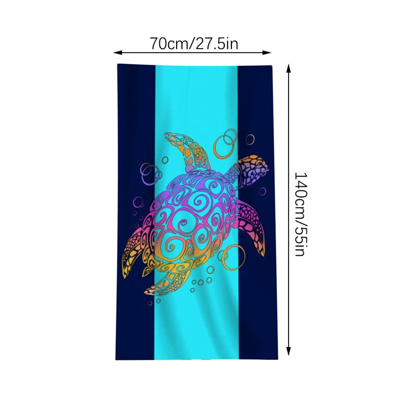 Serviette de plage en velours de plage Summer, S