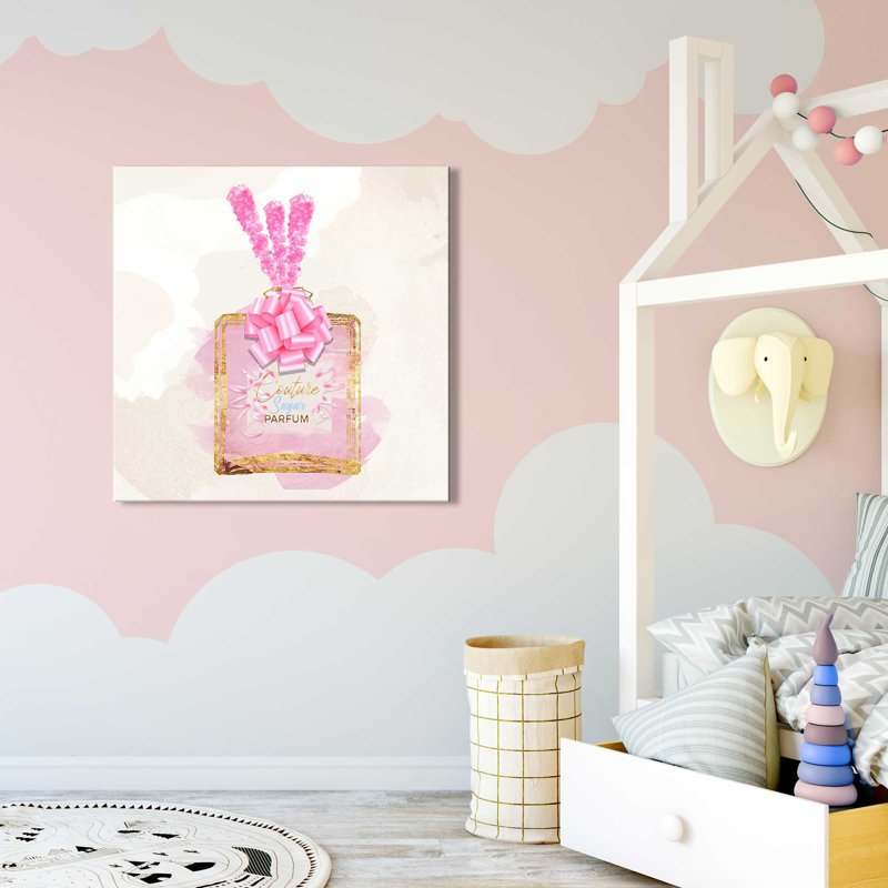 Parfum Sugar (Square) par By Jodi - impression, Toile tendue, H 36 po x l 36 po x 1,5 po