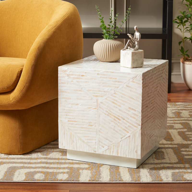 Table de bout en bloc de 18,1 po de hauteur Odelia