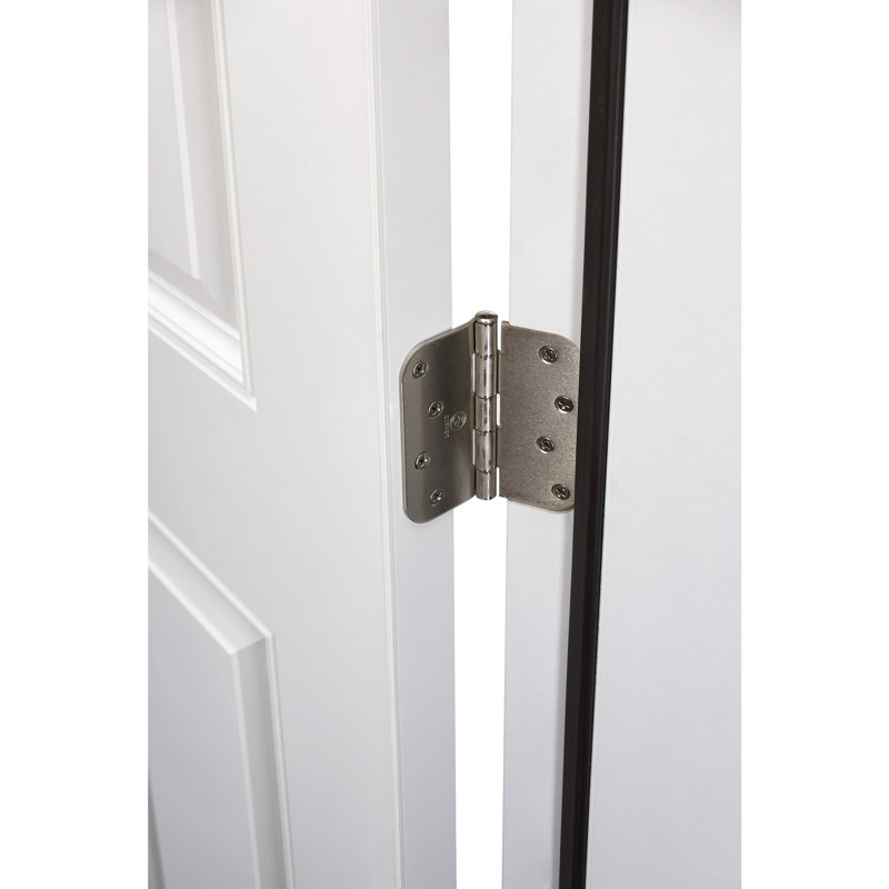 Porte d'entrée avant en fibre de verre apprêtée, S'ouvre à droite vers l'intérieur, H 81,75 po x l 32 po x P 6,56 po