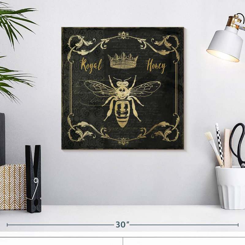 Abeille royale I, H 16 po x l 16 po
