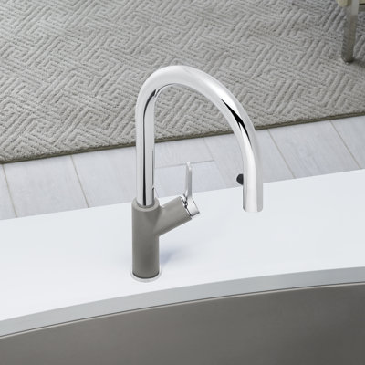 Urbena Pull-Down Dual-Spray Kitchen Faucet