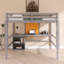 Lit mezzanine en bois avec tableau d'écriture-1060987369-1060987375