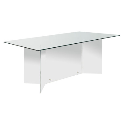 Panos Glass Top Dining Table
