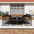 18-Pieces Acacia Wood Patio Dining Set