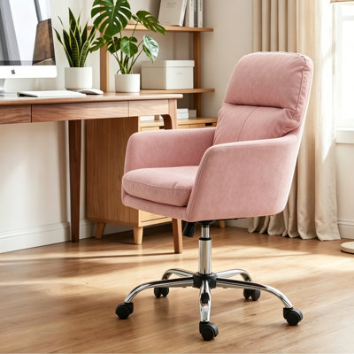Task Chair Height Adjustable Leather Office Chair