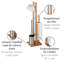 Rivalta Free-Standing Toilet Brush and Holder