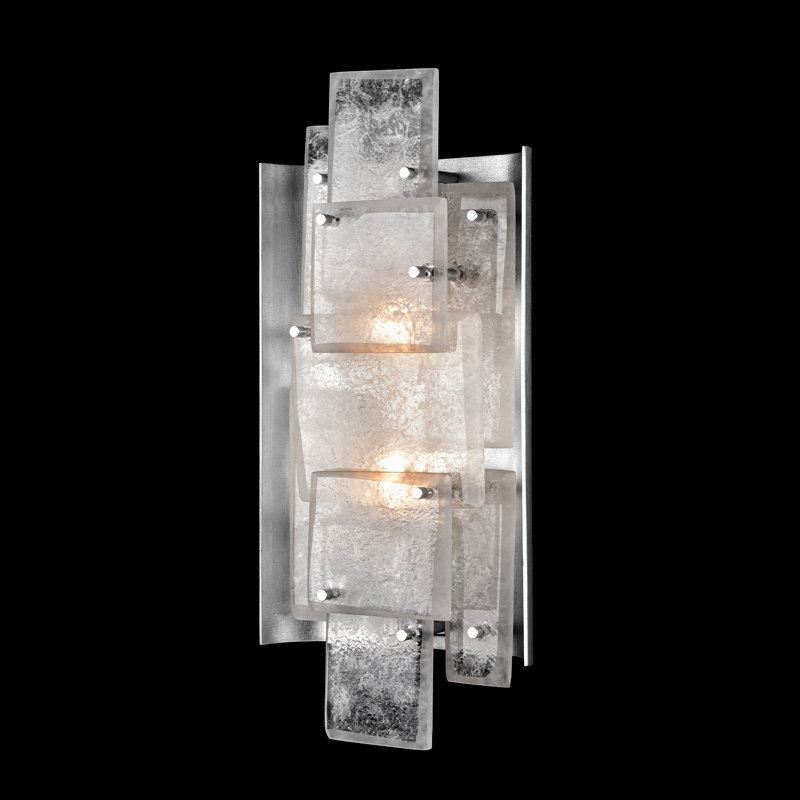 Lunea 2 - Light Flush Mounted Sconce, Silver