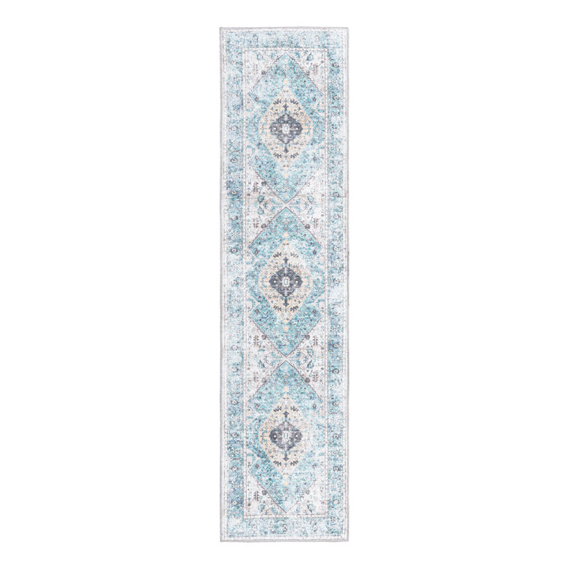 Olf Washable Oriental Indoor Rug, Runner 2' x 8'