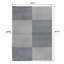 Kentarius Minimalist Striped Plaid Machine-Washable Dark Grey/Cream Rug-1117301435