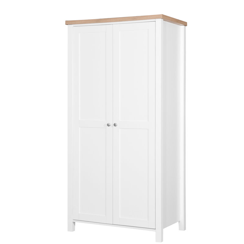 Foote 2 Door Manufactured Wood Wardrobe