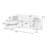 Convertible Sectional Sofa Pull out Bed-830446107