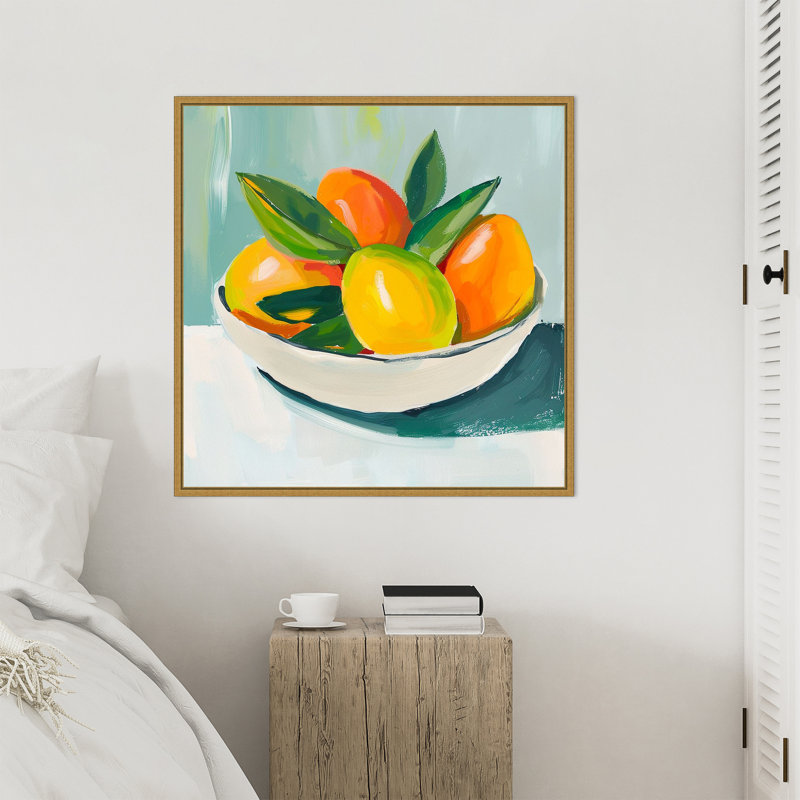 «Mangos I» par Walker Noble, reproduction d'art sur toile encadrée, H 30 po x l 30 po