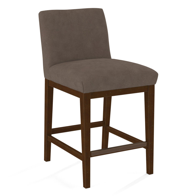 Upholstered Stool, Evolution Silver Fox, Beachwood