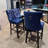 Velvet Upholstered Bar Stool with Button Tufted Back (Set of 4)-971639514