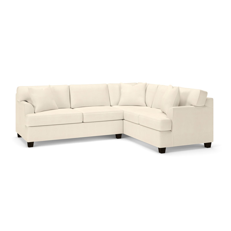 Canapé modulaire Conradina, Bayou toile naturelle, Orienté à droite
