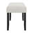 Contemporary Style 42" Gray Upholstered Bench, Black Finish Legs For A Stylish Dining Room Appearance Design And Entryway Decor Improvement