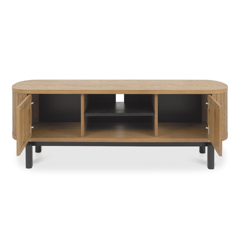 Unfinished Entertainment Centre for TVs up to 65", Medium Wood