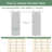 Paneled Solid Wood Unfinished Double Barn Doors with Installation Hardware Kit-109102702