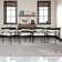 Gatlynn Modern Dining Chairs Upholstered Arm Chairs with Metal Legs For Dining Room/Living Room