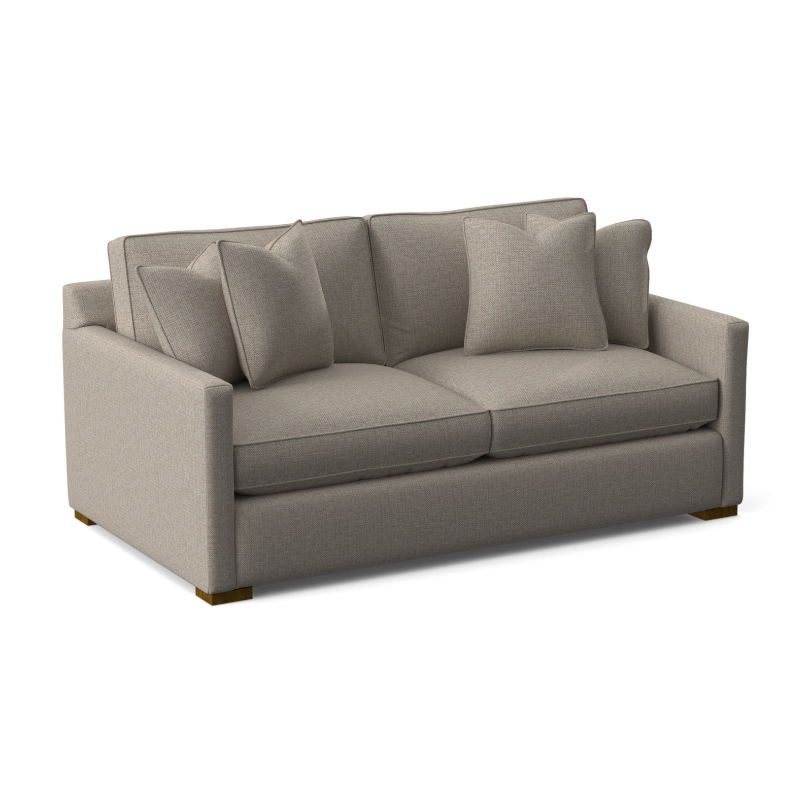 Bel-Air 79'' Upholstered Sofa, Havana, Beige Performance Fabric; 0851-73