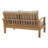 Modway Pier Outdoor Patio Teak Loveseat-1429123924