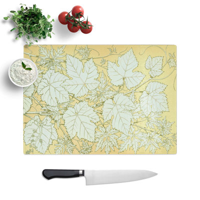 Glass Leaves From Nature No. 2 by Owen Jones Chopping Board