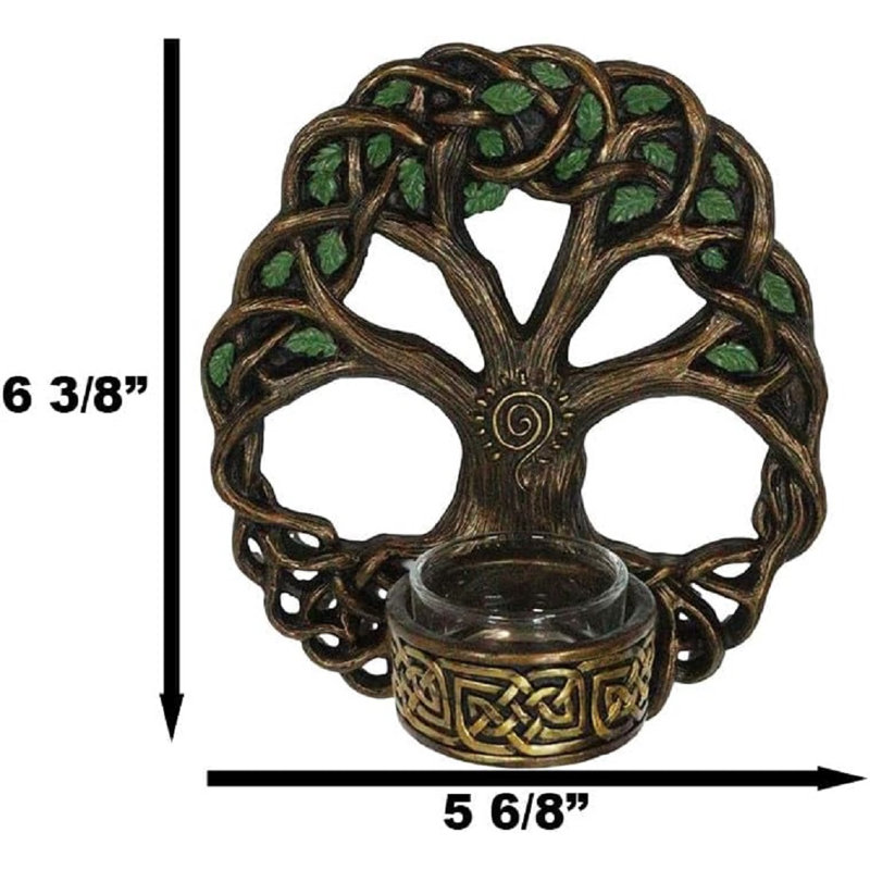 Applique murale bougeoir Wiccan