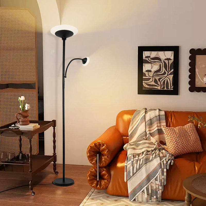  71'' Torchiere Floor Lamp,LED Remote Control and Dimmable