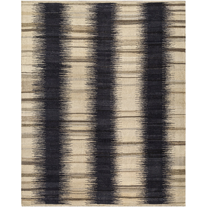 Iyonnie Rustic Hand Woven Area Rug, Rectangle 2' x 3'