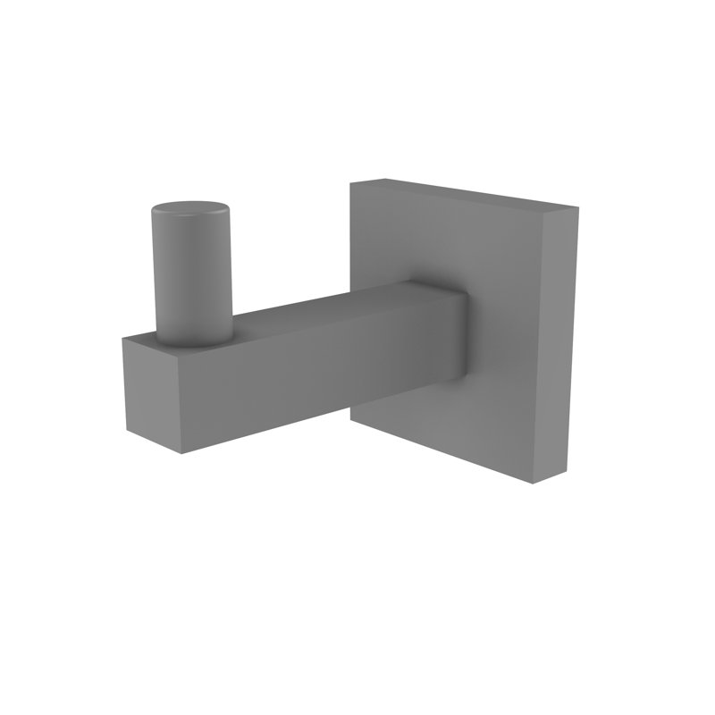Haranu Wall Mounted Robe Hook, Matte Gray