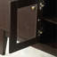 Buffet console, armoire multimédia avec tablettes réglables