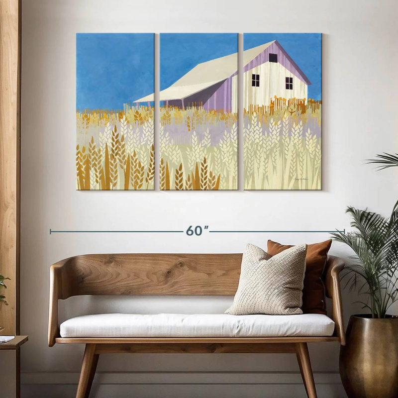 Alvord Wheat Fields, 32" H x 50" W