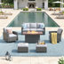 Gray Cushion/Gray Frame