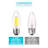 5 Watt (60 Watt Equivalent), B11 LED, Dimmable, Bright White (5000K) E26/Medium (Standard) Base-124392697