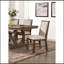 Chaises d'appoint de style transitionnel 2 pièces
