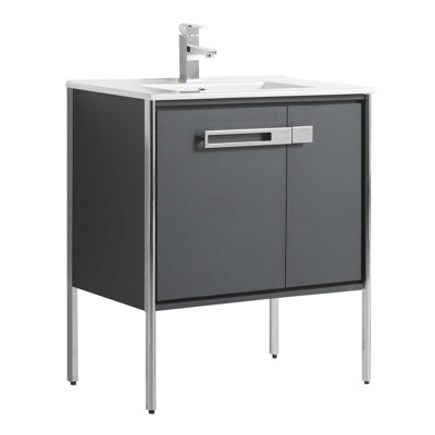 Meuble-lavabo simple 30 po